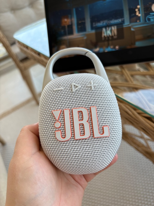 Jbl Clip5, Bluetooth Hoparlör, IP67, Beyaz