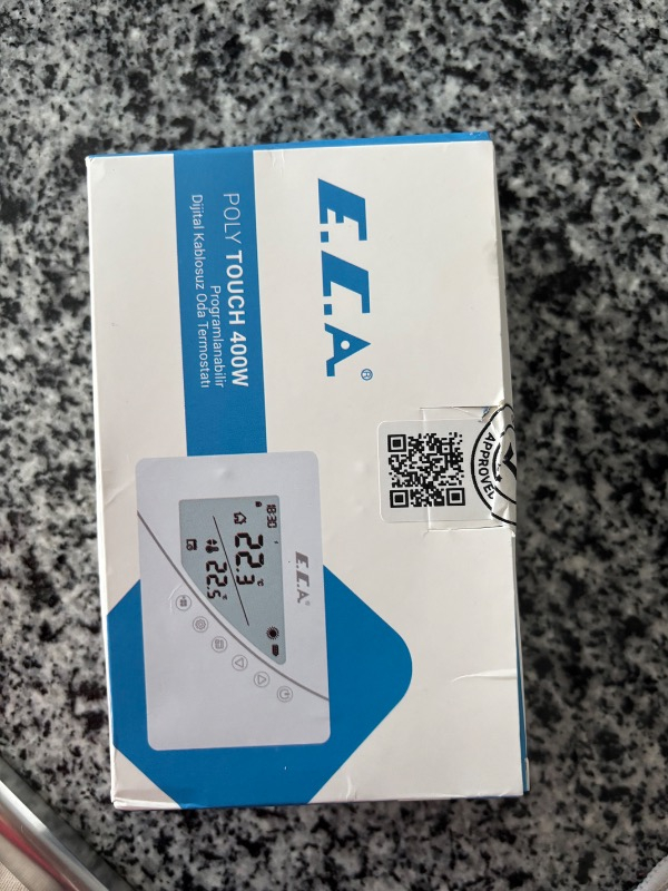 Eca Poly Touch 400W Kablosuz Oda Termostatı