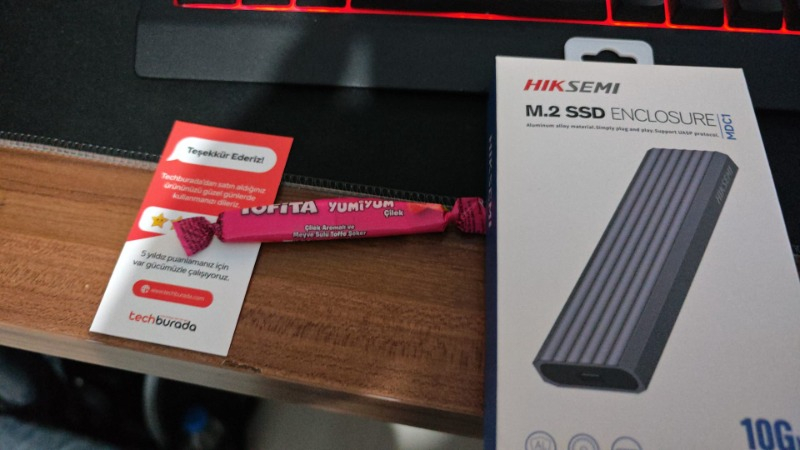 Hiksemi Hs-Hub-Mdc1 Usb3.2 10GBPS M.2 SSD Disk Kutusu