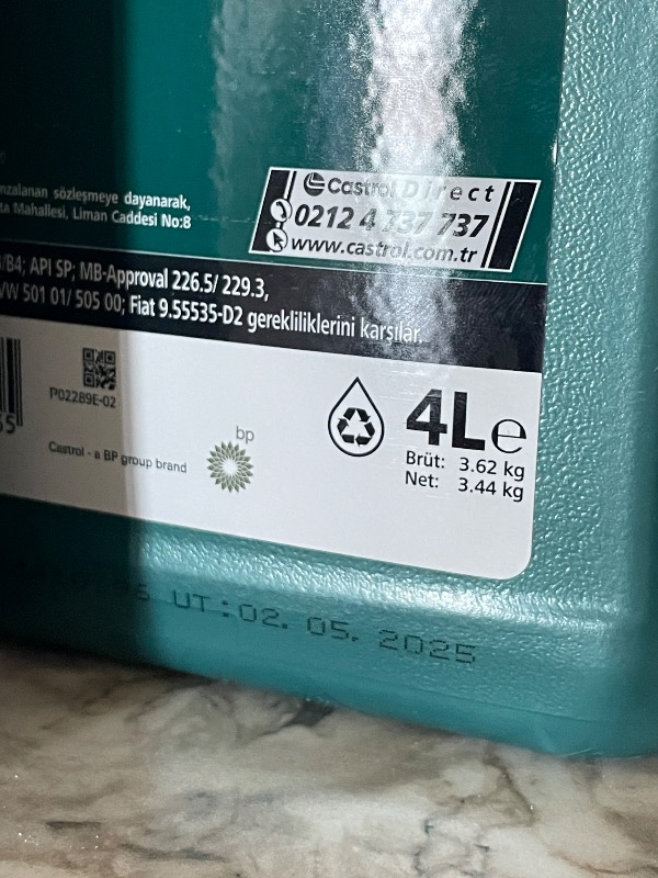 Castrol Magnatec 10W40 A/B 4 Litre Ü.T.2024