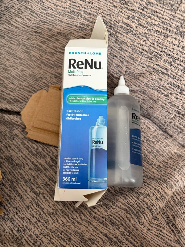 ReNu Çok Amaçlı Lens Solüsyonu 360 ml Temizler, Dezenfekte Eder ve Durular