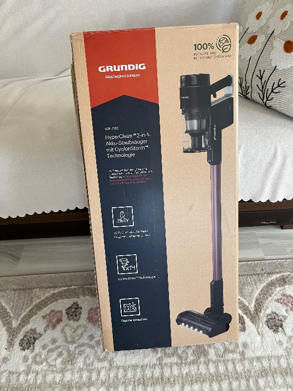 GRUNDIG VCP 7330 HyperClean 450 Watt BLDC Motor Şarjlı Dik Süpürge