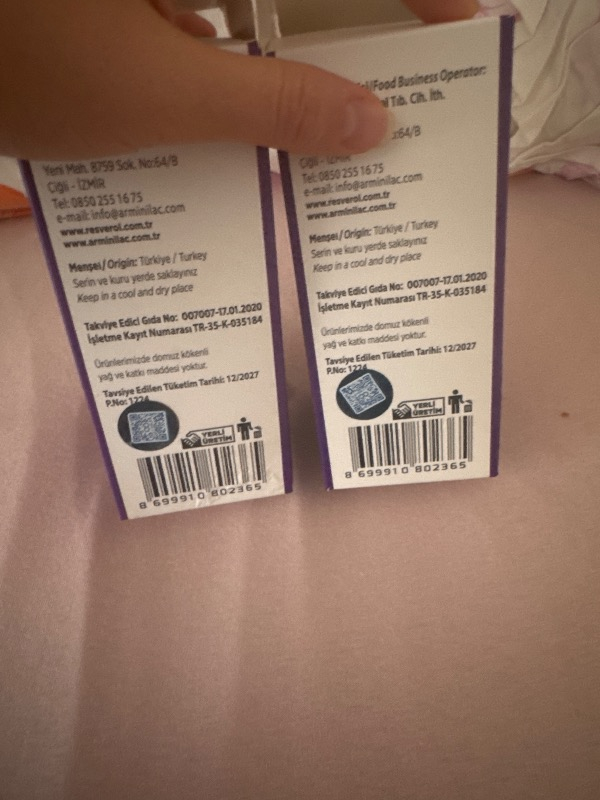 Armin Resverol Resveratrol ve Quercetin İçeren Sıvı Takviye Edici Gıda 150 ml