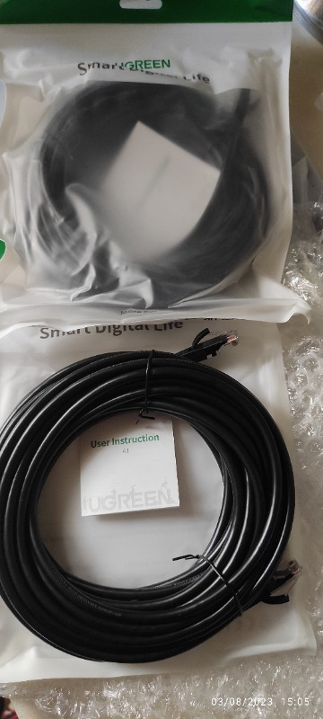 Ugreen CAT6 1000Mbps Ethernet Kablosu 10 Metre
