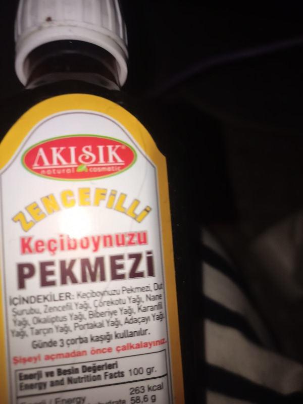 Akışık Zencefilli Keçiboynuzu Pekmezi 130 Ml