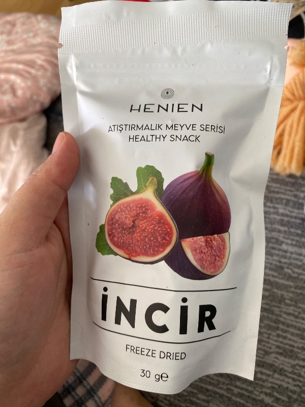 Henien Dondurularak Kurutulmuş İncir 30 Gr - Koruyucu ve Katkı Maddesi İçermeyen Freeze Dried İncir