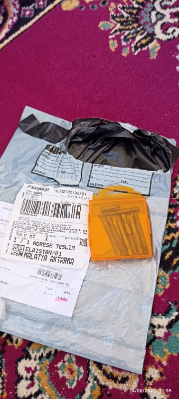 Matkap Bits Ucu Seti Vidalama Uçları Düz Yıldız Torx Uç Ph Pz 7 Parça