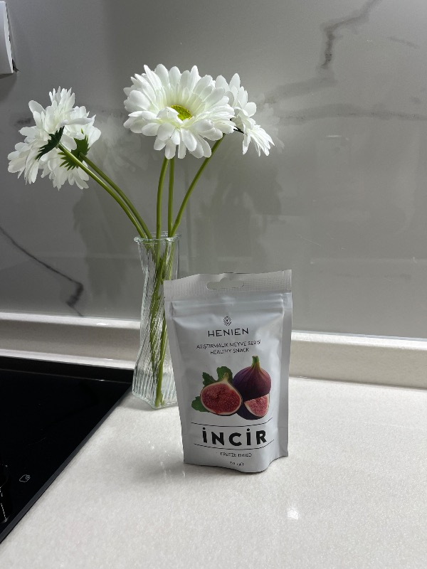 Henien Dondurularak Kurutulmuş İncir 30 Gr - Koruyucu ve Katkı Maddesi İçermeyen Freeze Dried İncir