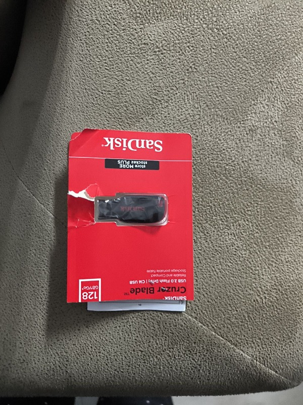 Sandisk SDCZ50-128G-B35 128GB Cruzer Blade 2.0 USB Flash Bellek