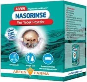 Abfen Nasorinse Plus Yedek Poşetler 50 Adet