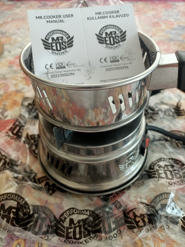Mr Eds Cooker Çelik Elektrikli Köz Ocağı