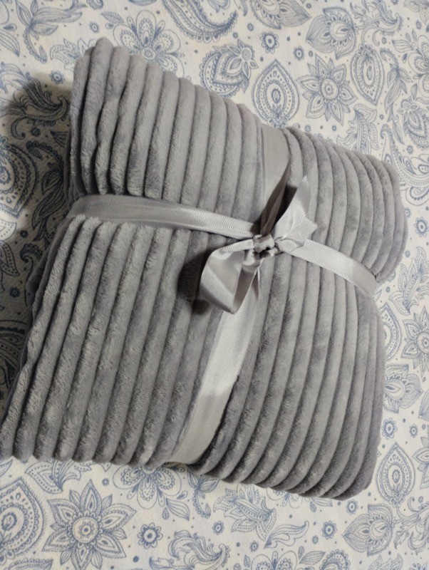 Yataş Bedding Holly Wellsoft Battaniye Çift Kişilik - Gri