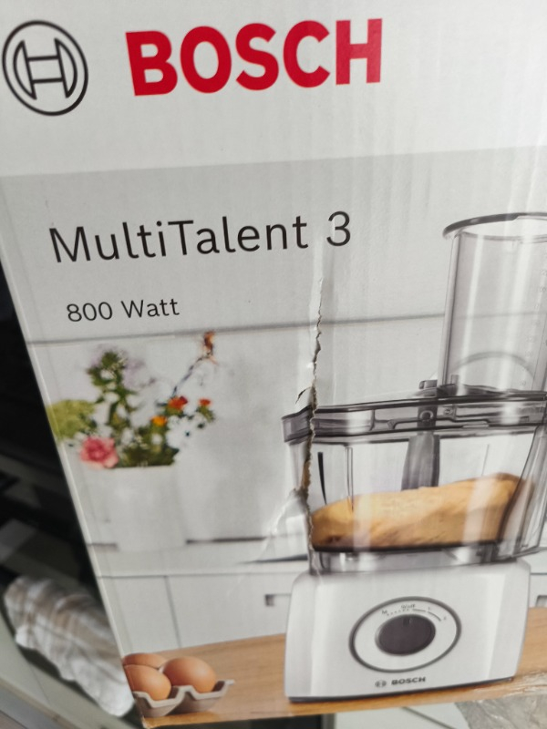 Bosch MCM3501M Mutfak Robotu - 800 W Güç, 1 Litre Kapasite, Paslanmaz Çelik Bıçaklar ve Çok Fonksiyonlu Aksesuarlar