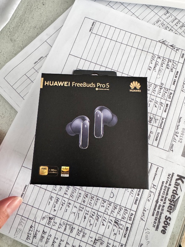 HUAWEI Freebuds Pro 5 Mavi TWS Kulak İçi Bluetooth Kulaklık, Çift Sürücülü Yapay Zeka Gürültü Engelleme