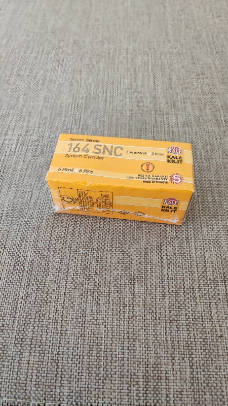 Kale 164/SNC Bilyalı Barel - Çelik Kapı Göbeği - 68MM