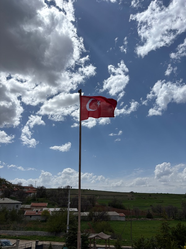 Türk Bayrağı 70X105CM. Raşel Kumaş