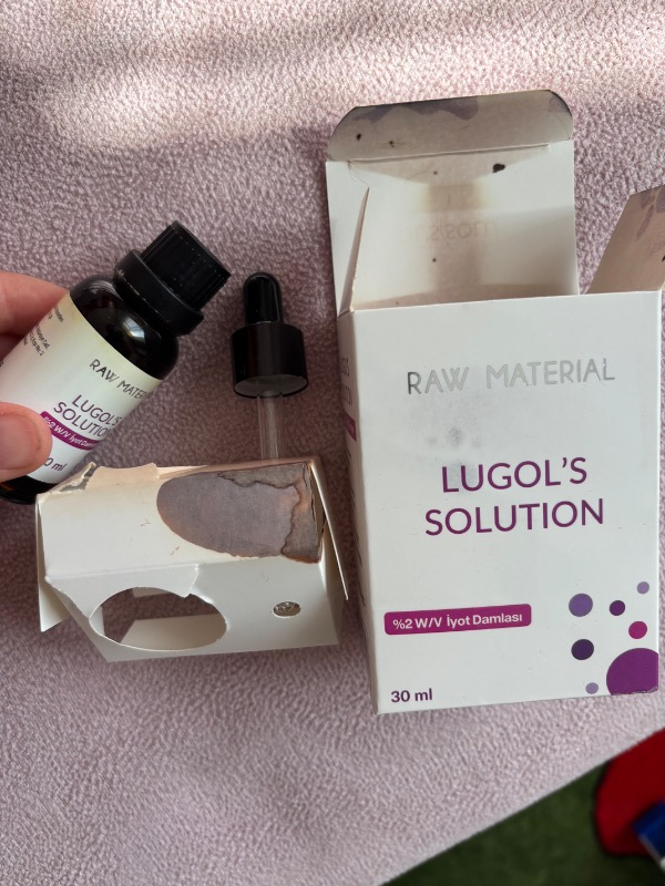 Raw Material Lugol's Solution İyot %2 Damla 30 ml
