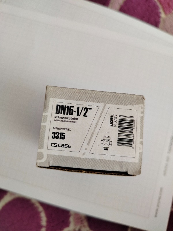 Case Minyon Su Basınç Düş. 1/2'' (3315 Maks.16 Bar)