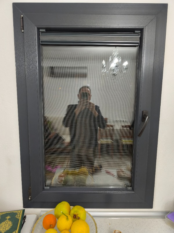 Plised Home Katlanabilir Cam Balkon Plise Perde Antrasit