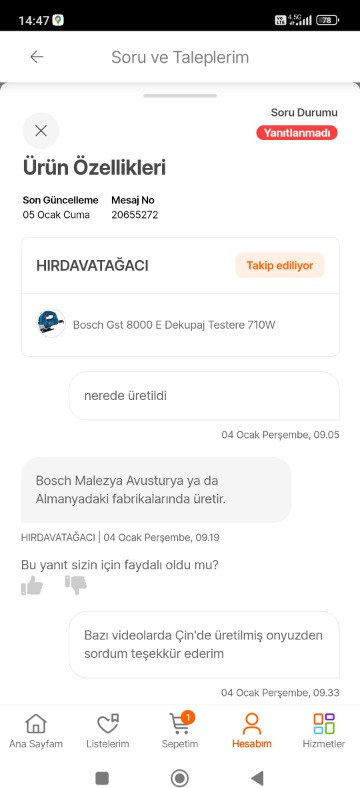 Bosch Gst 8000 E Dekupaj Testere 710W