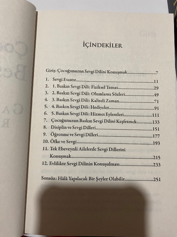 Çocuklar İçin Beş Sevgi Dili