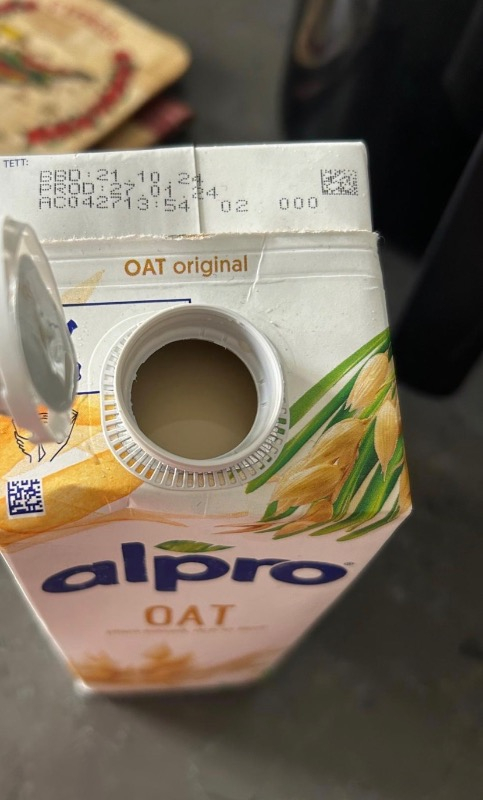 Alpro Yulaf Badem Sütü 1 L Vegan Laktozsuz Bitkisel Bazlı