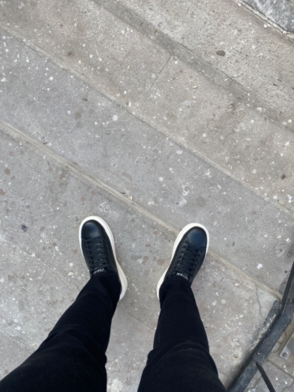 Lufian Gage Erkek Deri Sneaker Ayakkabı Siyah