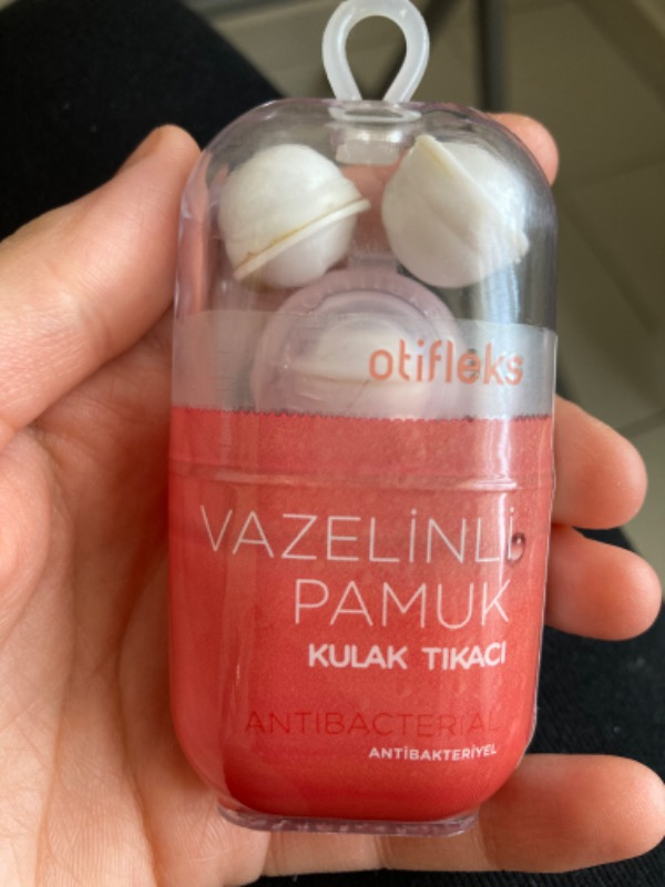 Otifleks Vazelinli Pamuk Kulak Tıkacı 2'li
