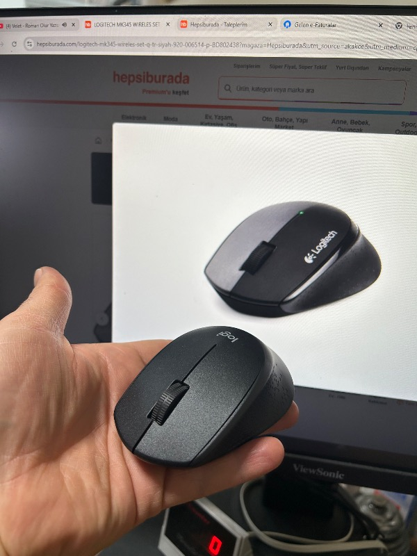 LOGITECH MK345 WIRELES SET Q TR SİYAH 920-006514