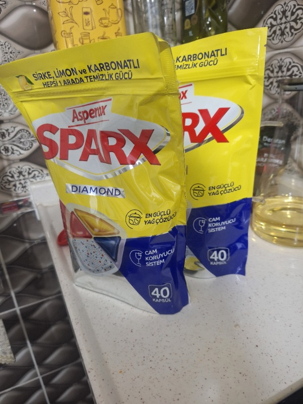Asperox Sparx  Bulaşık Makinesi Kapsülü 40'lı