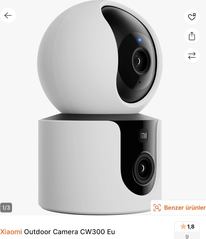 Xiaomi Outdoor Camera CW300 Eu