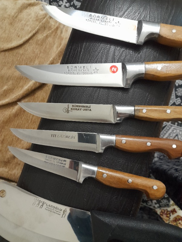 Sürmene Mutfak Bıçak Seti Et Sebze Soğan Bıçağı 6 Parça Set
