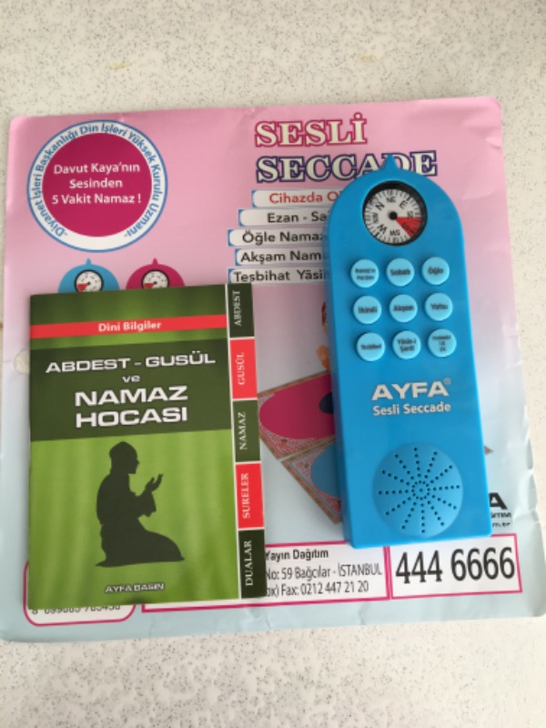 Haremhac Ayfa Sesli Seccade Namaz Öğreten Seccade