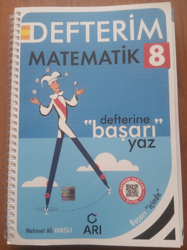 Arı Yayıncılık 8. Sınıf Matematik Akıllı Defteri Arı Yayınları