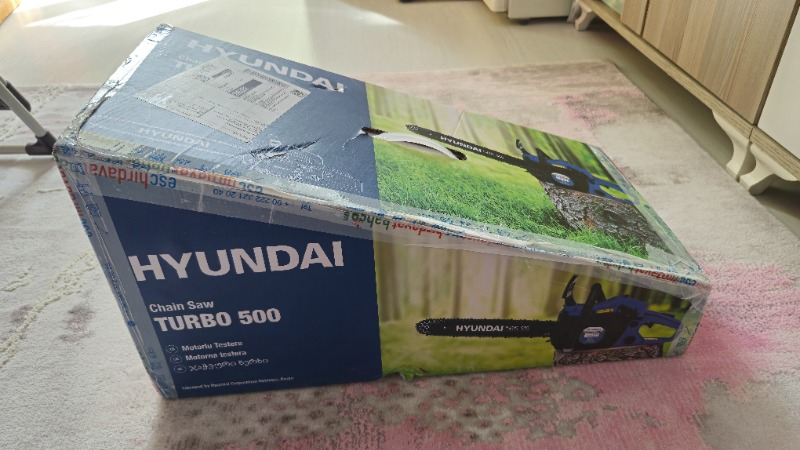 Hyundai Turbo 500 Motorlu Testere Magnezyum Karter