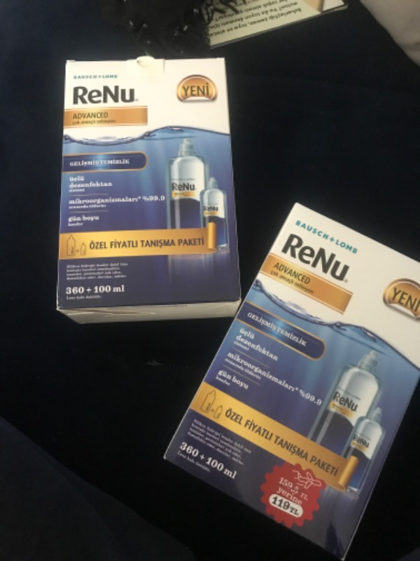 RENU Bausch Lomb Renu Advanced Solüsyon 360 ml + 100 ml Set