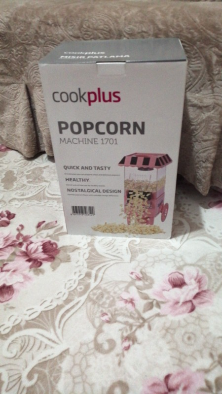 Cookplus Mısır Patlatma Makinesi Pembe