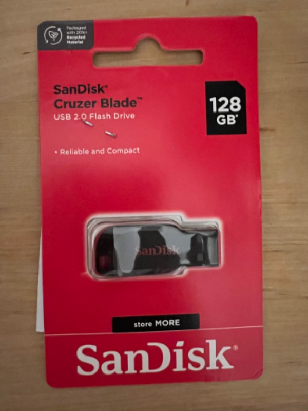 SanDisk Cruzer Blade 128GB Usb Bellek  (SDCZ50-128G-B35)