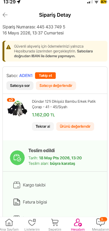 Dündar 12'li Dikişsiz Bambu Erkek Patik Çorap