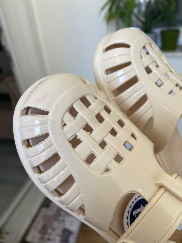 Igor S10311 Tobby Gloss Çocuk Fildişi Sandalet