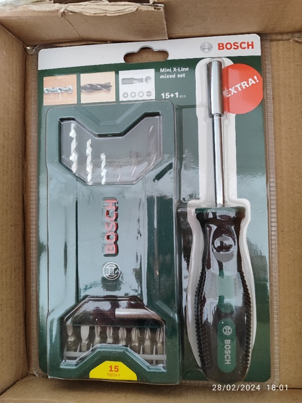 Bosch X-Line 15+1 Vidalama&matkap Ucu Seti