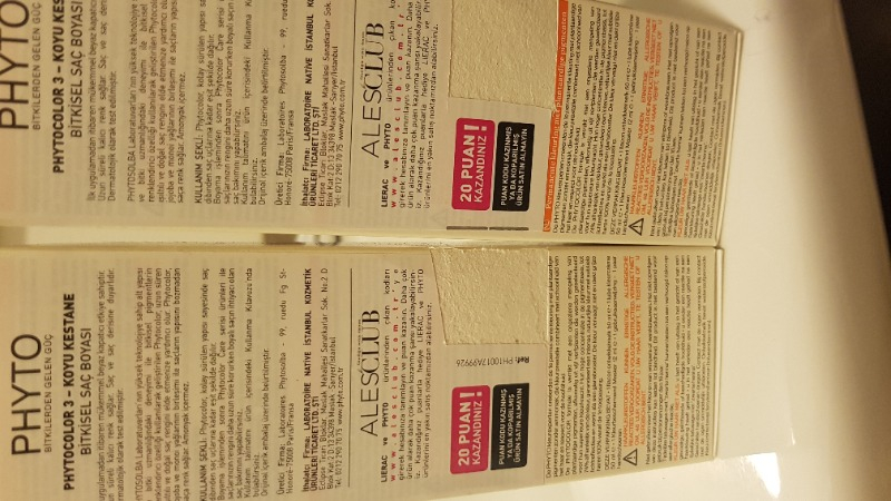 Phyto Phytocolor Bitkisel Saç Boyası - 3 Koyu Kestane
