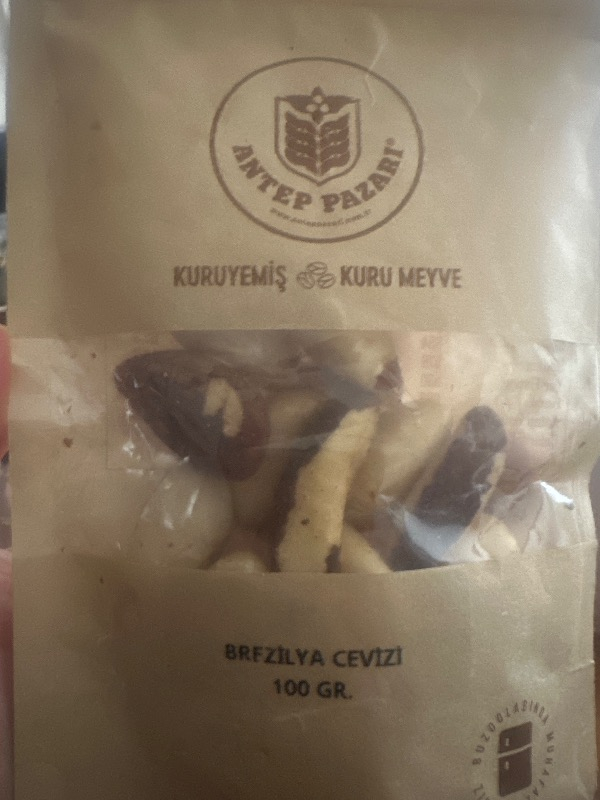 Antep Pazarı Brezilya Cevizi - 100 gr