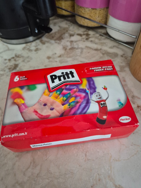 Pritt Parmak Boyası 6 Renk 30 ml