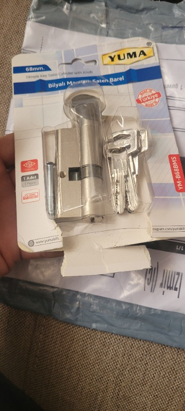 Yuma Ymk Hibrit Bilyalı Barel Saten 68 mm - Mandallı