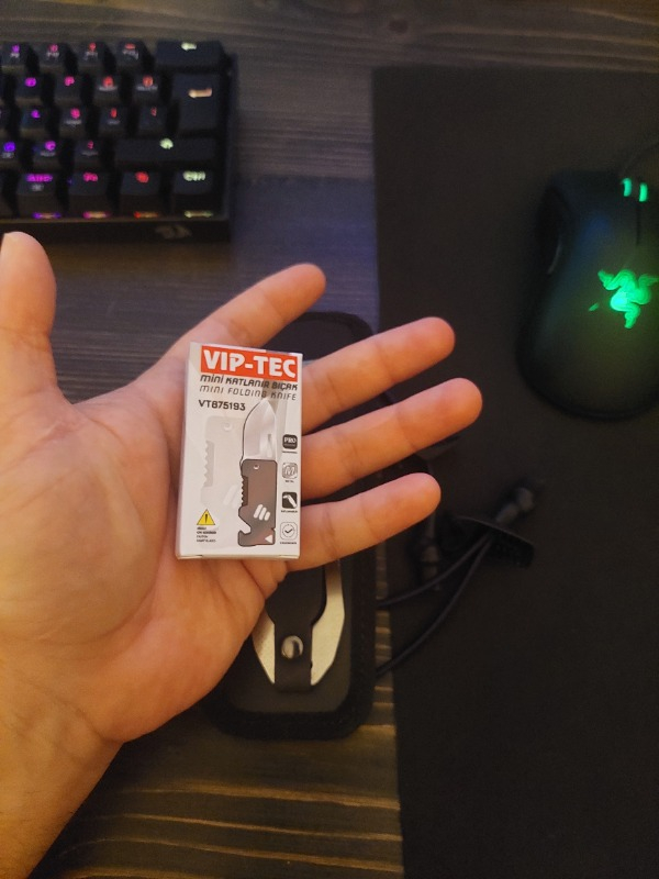 Vip-Tec VT875193 Mini Katlanır Bıçak Anahtarlık