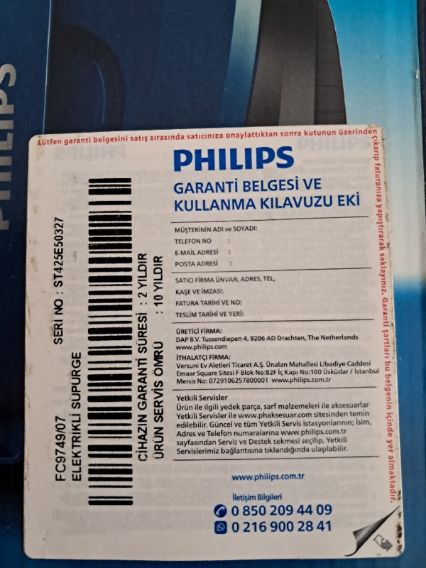 Philips FC9749/07 Powerpro Max Toz Torbasız Süpürge
