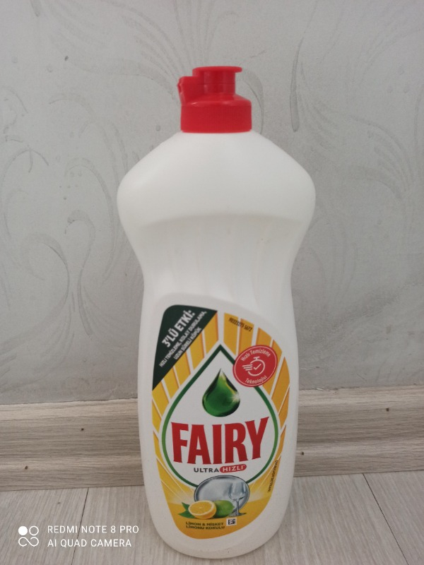 Fairy 650 ml Sıvı Bulaşık Deterjanı Limon