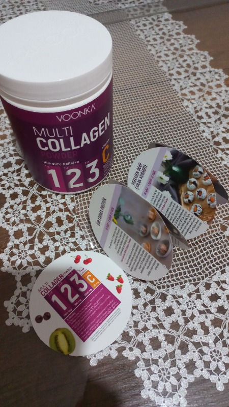 Voonka Collagen Powder Hidrolize Kolajen Vitamin C 300gr