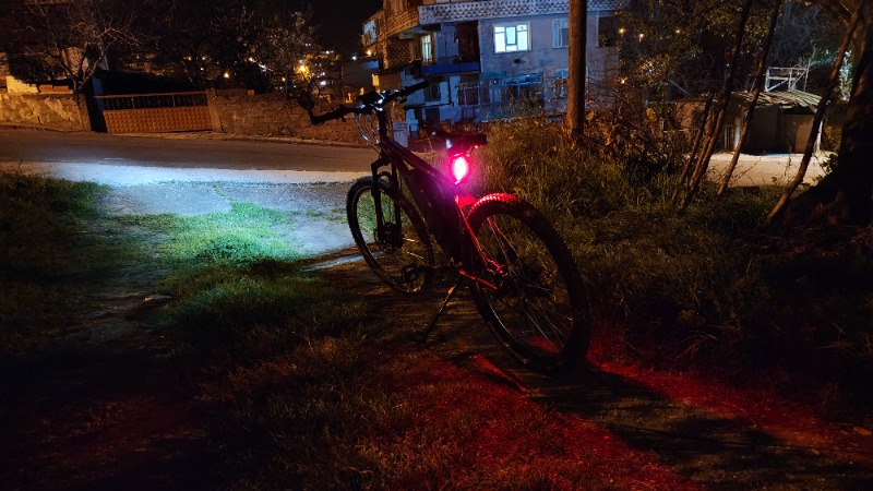 Greathings USB Şarjlı Bisiklet Ön-Arka Far Stop Lambası Seti